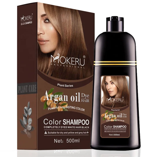 Natural Organic Brown Hair Color Permanent Hair Coloring Shampoo