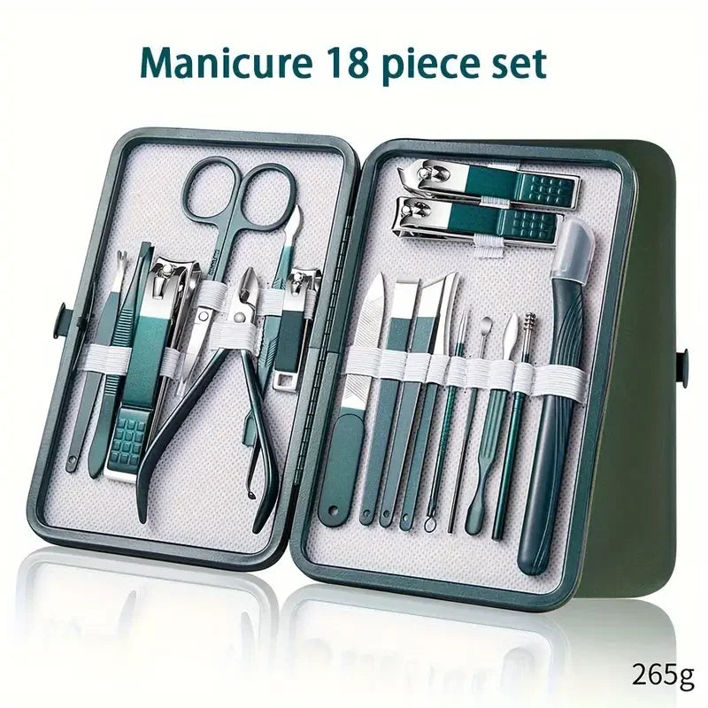 7/18Pcs New Stainless Steel Nail Clipper Set