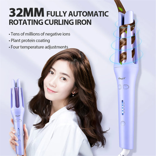 Automatic Ceramic Hair Curler, roller32MM Auto Rotating