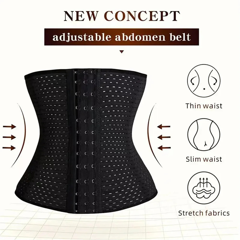 Corset women Body Shapewear Tummy Slimming Black Belly Band Shaping