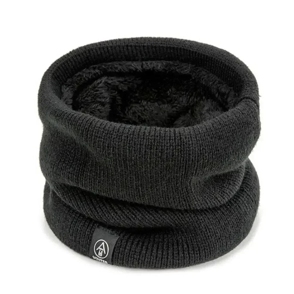 Plush Knit Ring Scarf unisex