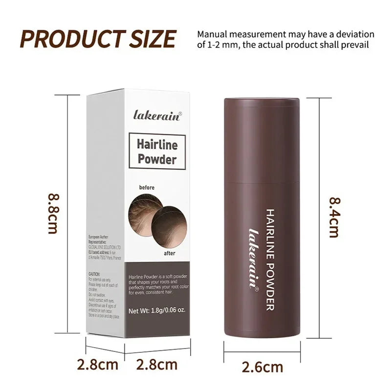 Black Brown Hairline Powder Waterproof