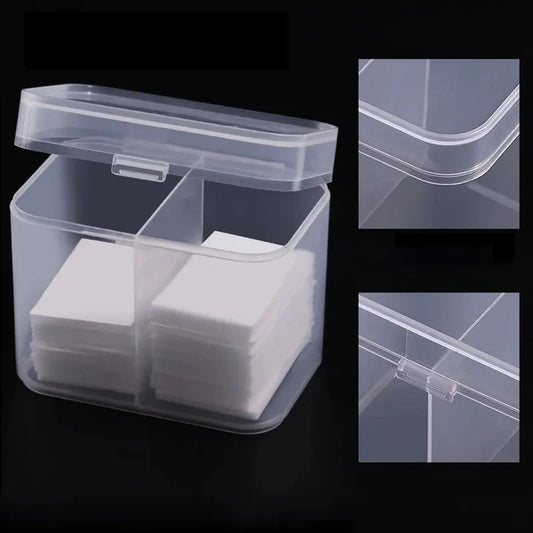 Portable Storage Box Nail Accessoires Wipes Cotton Pads