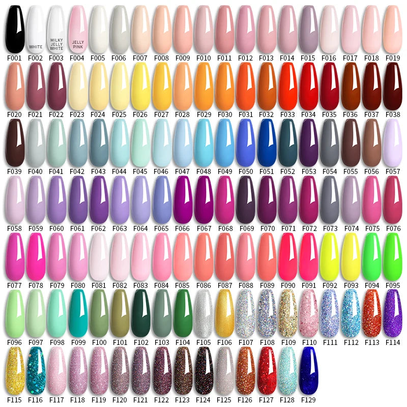 LILYCUTE 129 Colors 7ML Nail Gel Polish