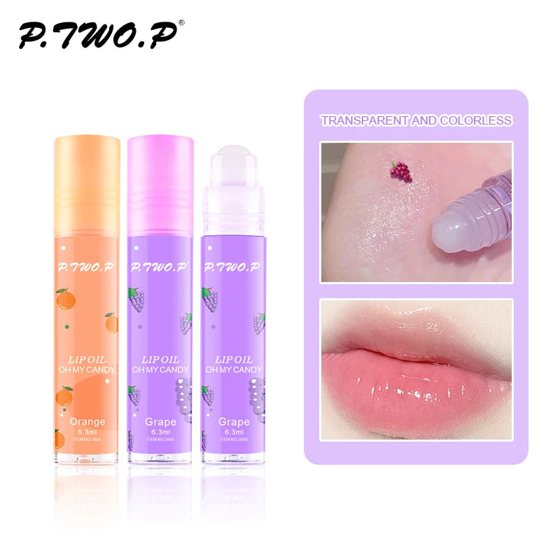 P.TWO.P Fruit Roll-On Lip Balm Makeup Gloss