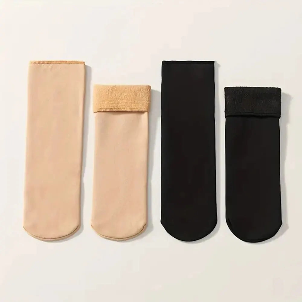 Cozy Pairs: Women's Cashmere-Blend Socks