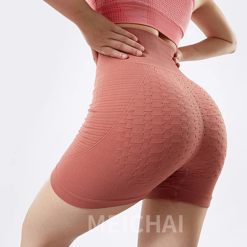 Women Sport Shorts High Waist Push Up Booty Workout