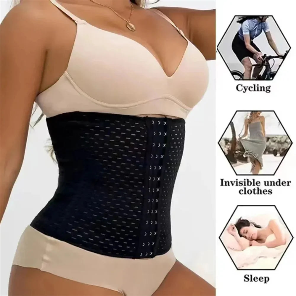 Corset women Body Shapewear Tummy Slimming Black Belly Band Shaping