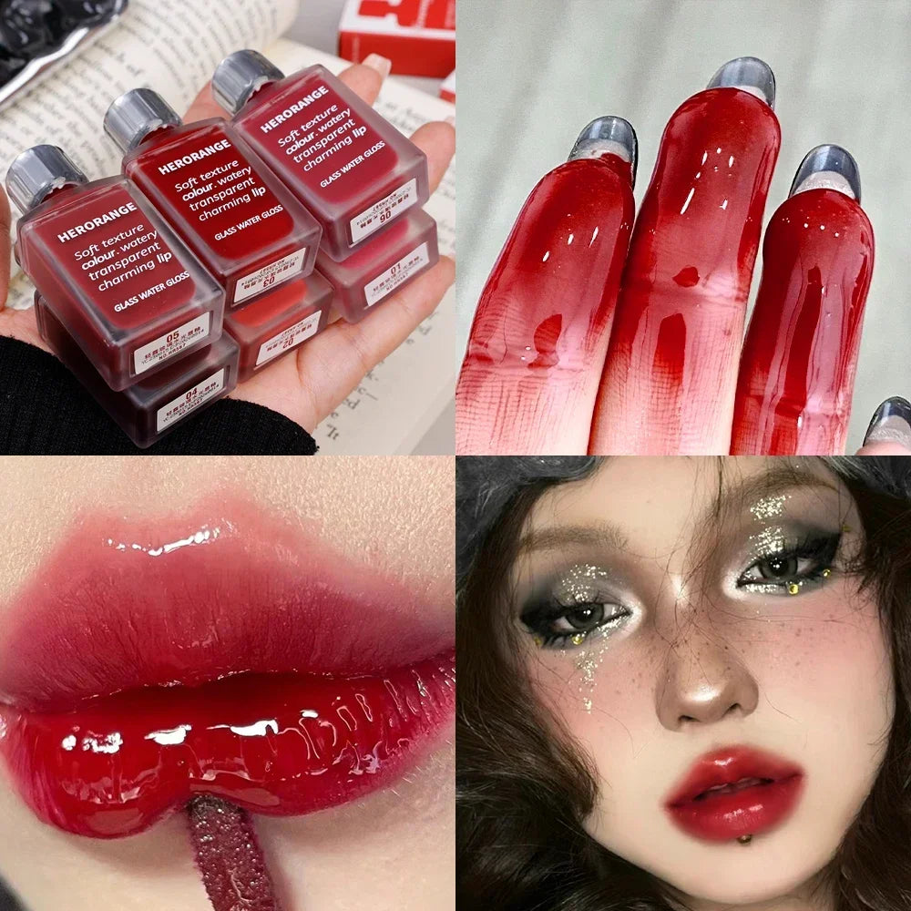 6 Color Water Mirror Gloss Lip Glaze