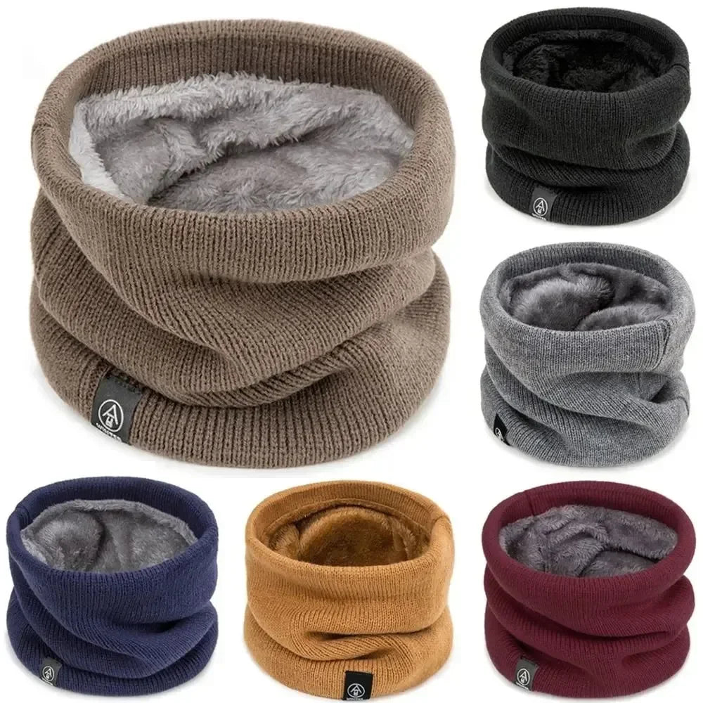 Plush Knit Ring Scarf unisex