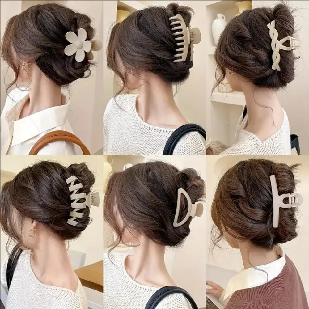 6Pcs Women Fashion Claw Clip Set