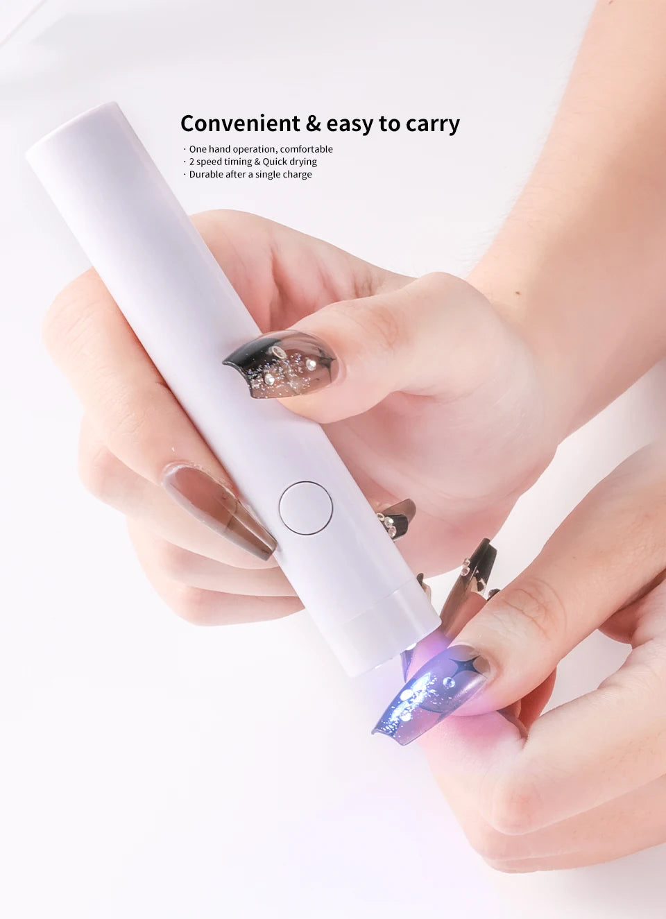 Portable Nail UV LED Lamp Rechargeable for Nails