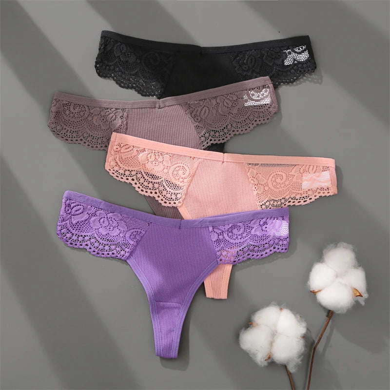 3Pcs Women's Cotton Underwear