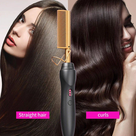 Hot Comb Hair Straightener