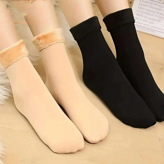 Cozy Pairs: Women's Cashmere-Blend Socks