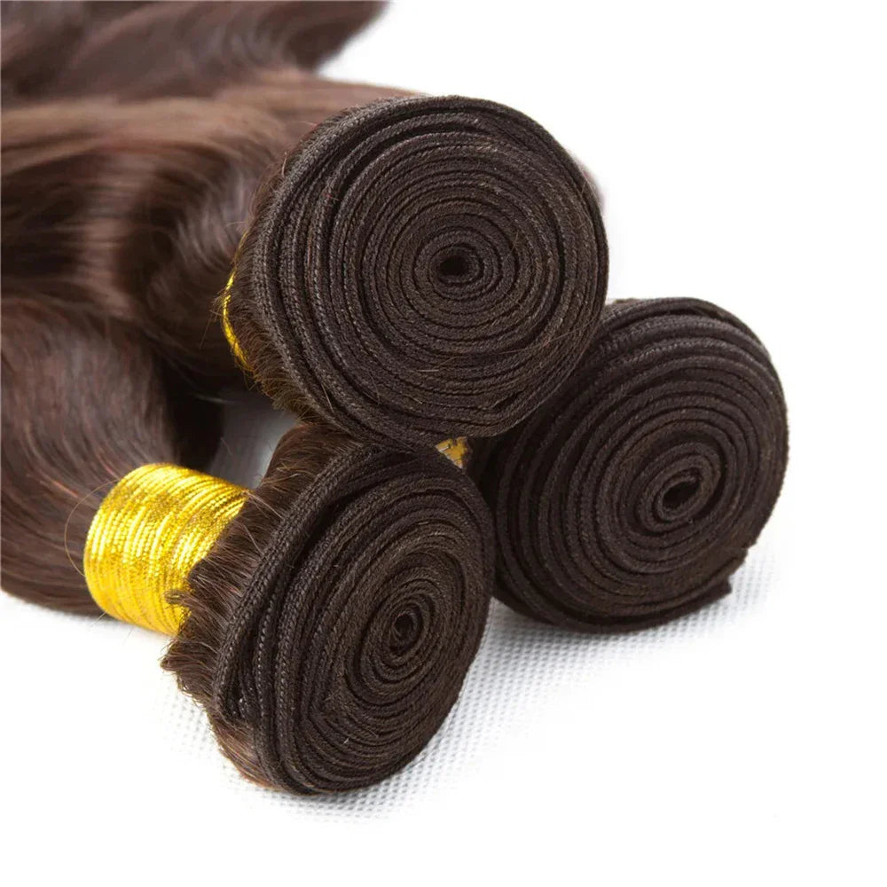 Brown Raw 100% Human Hair Bundles