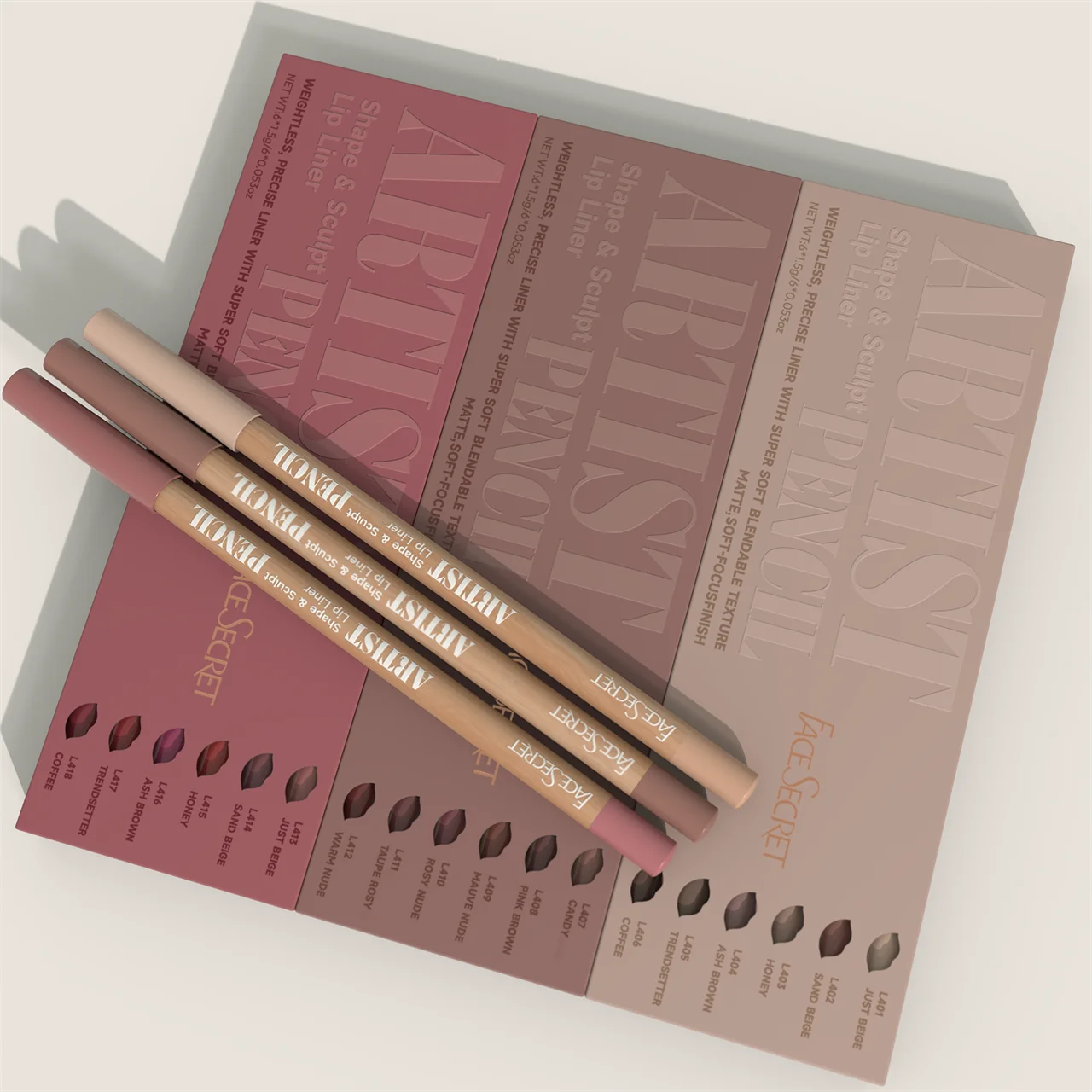 Lip Liner Pencil Set