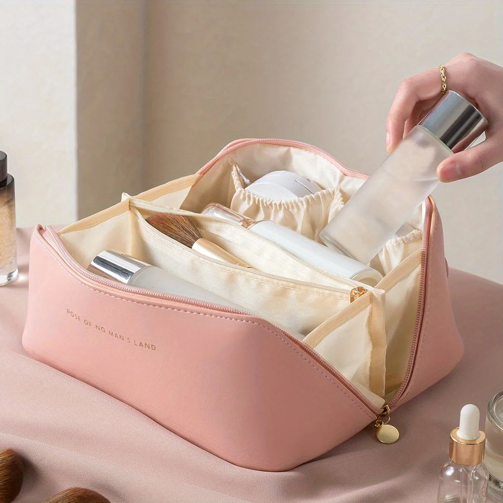 Luxury Makeup Organizer & Toiletry Kit Bag