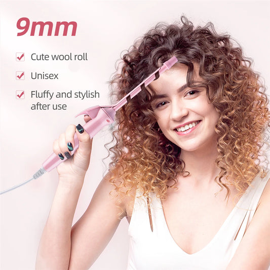 Mini Hair Curling Iron 9mm