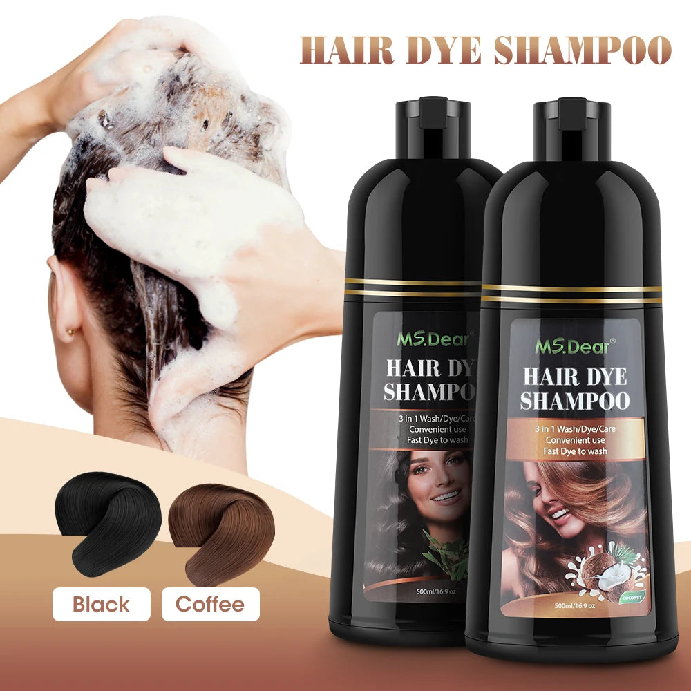 500ml Organic Natural Shampoo Plant