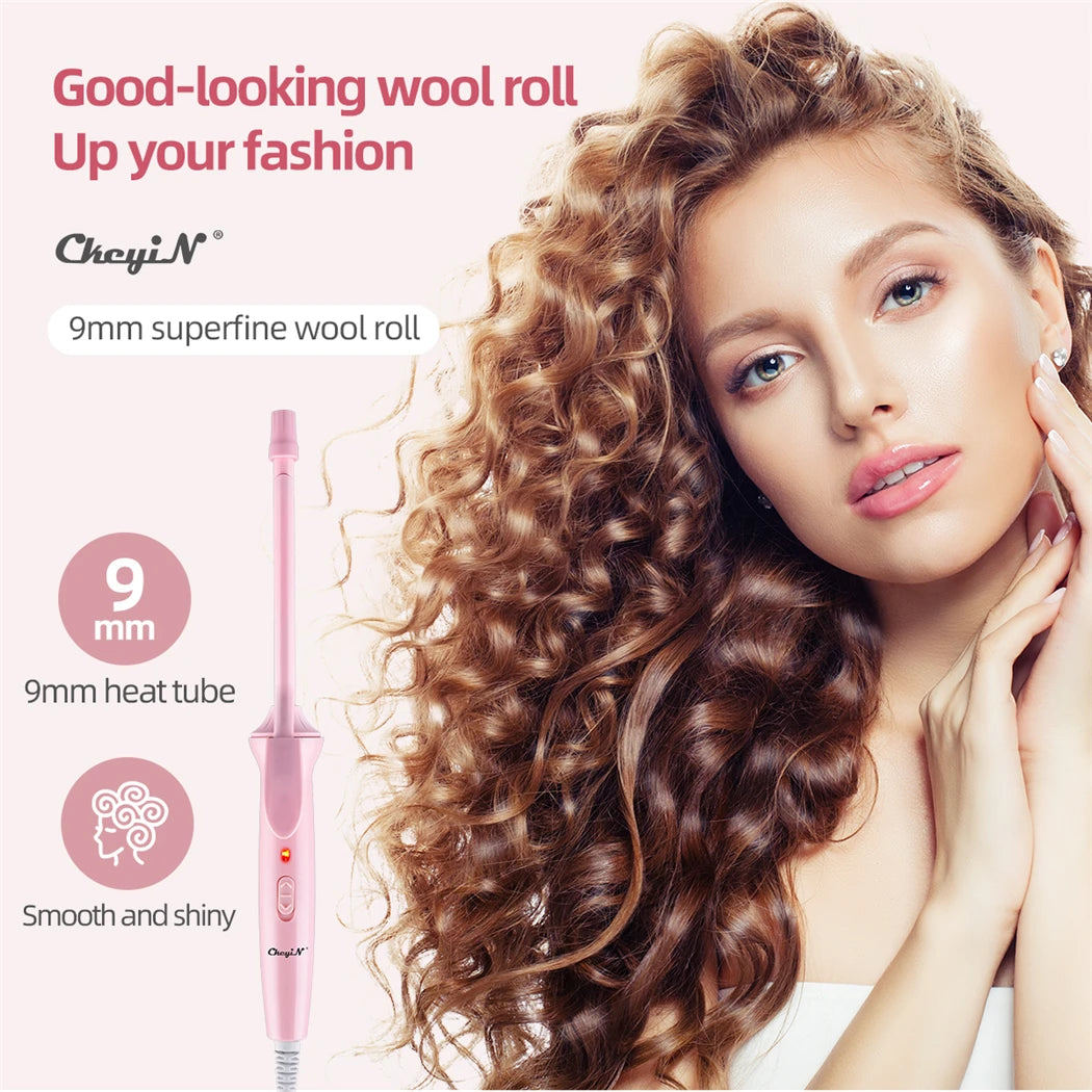 Mini Hair Curling Iron 9mm