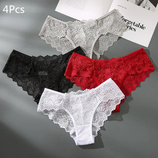 4pcs Fashion Sexy Panties Comfortable