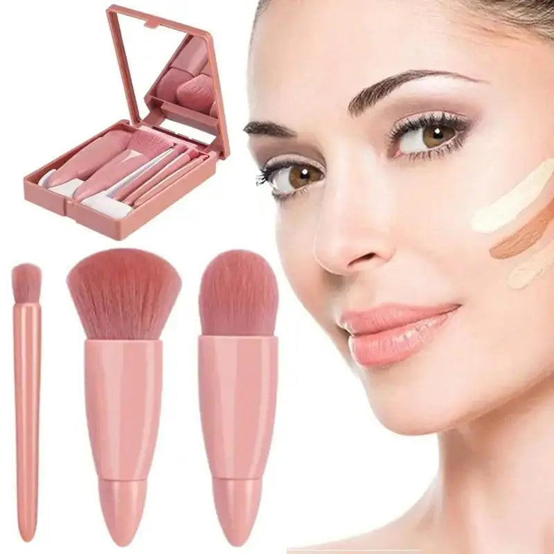 5-Piece Travel Size Makeup Brushes Set