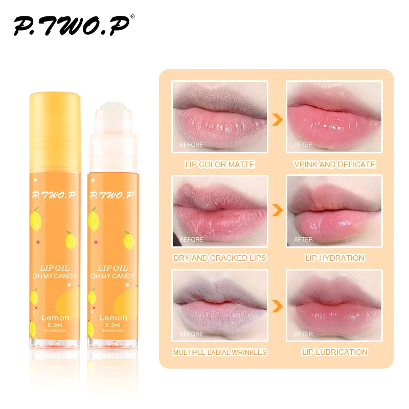 P.TWO.P Fruit Roll-On Lip Balm Makeup Gloss