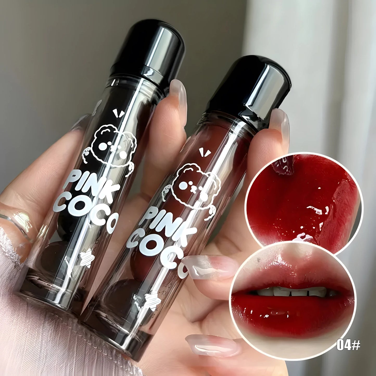 Adorable Bear Mirror Lip Glaze